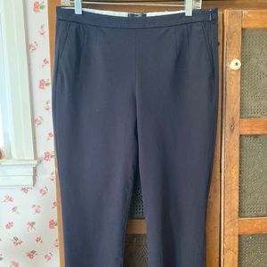 ❤️👖J. Crew sz8 navy blue Martin Slim slacks